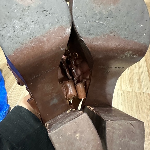 See by Chloe Helen platfo sandals good condition sz 6 1/2 - Picture 9 of 11